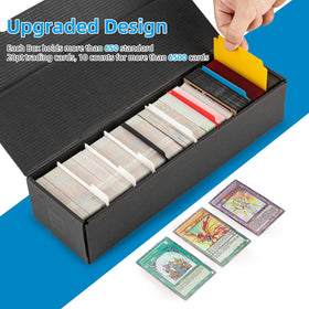 OXOYOZ Trading Card Storage Box color dividers aid quick sorting by category.