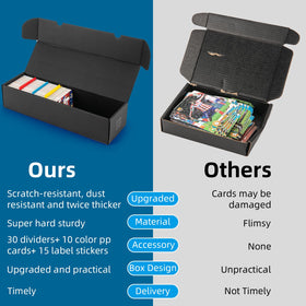 OXOYOZ Trading Card Storage Box label stickers for clear labeling.