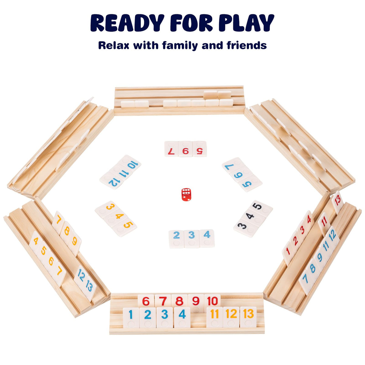 OZFRHO Rummy Cube travel case keeps pieces organized for trips