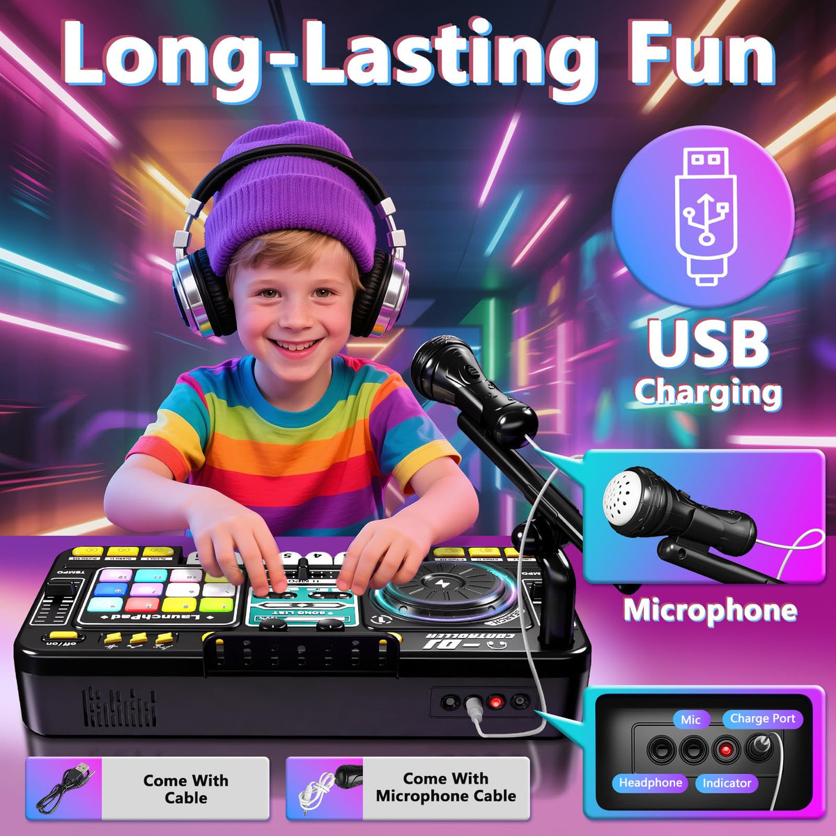 OZMI DJ piano keys ideal for early music exploration