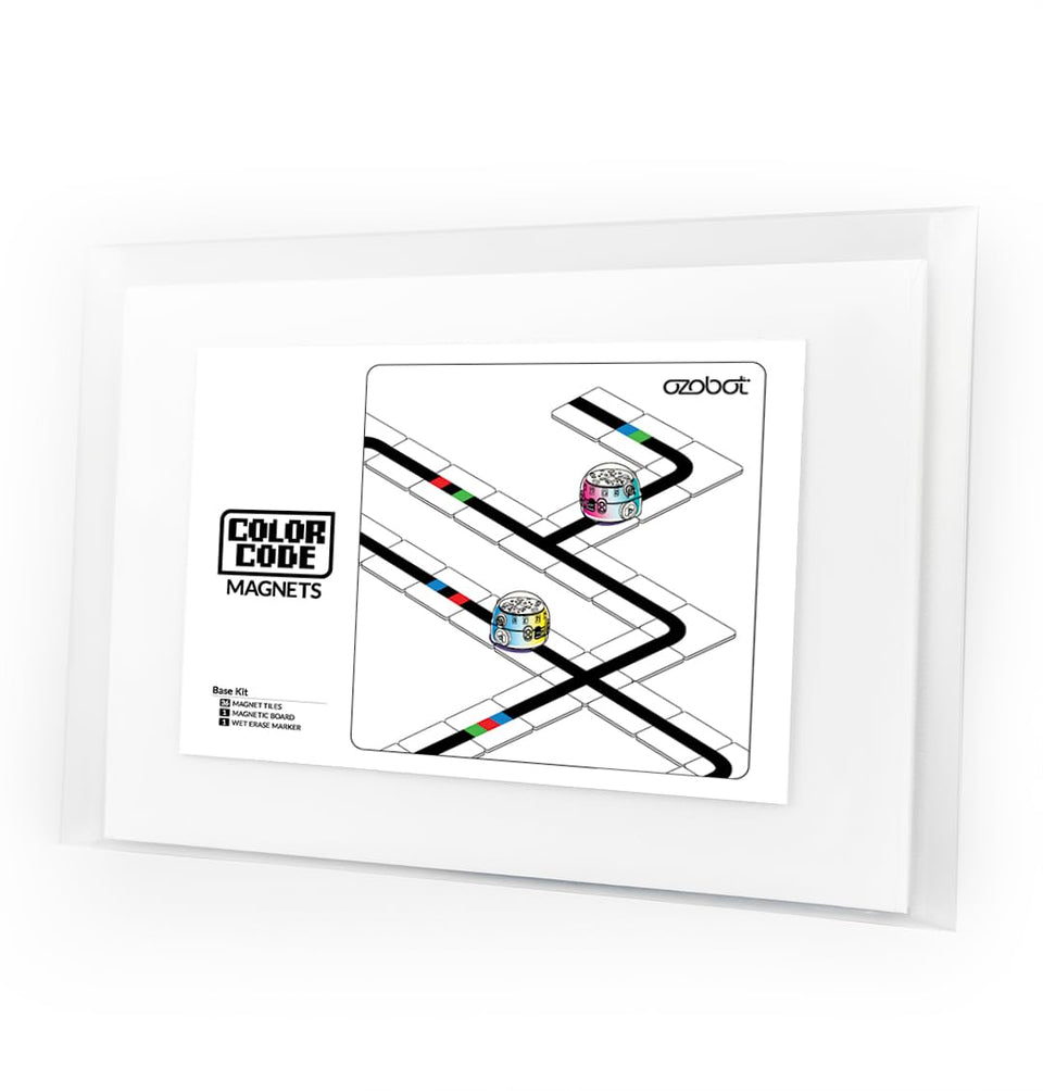 Ozobot Color Code Magnets Base Kit board for an engaging interactive coding session