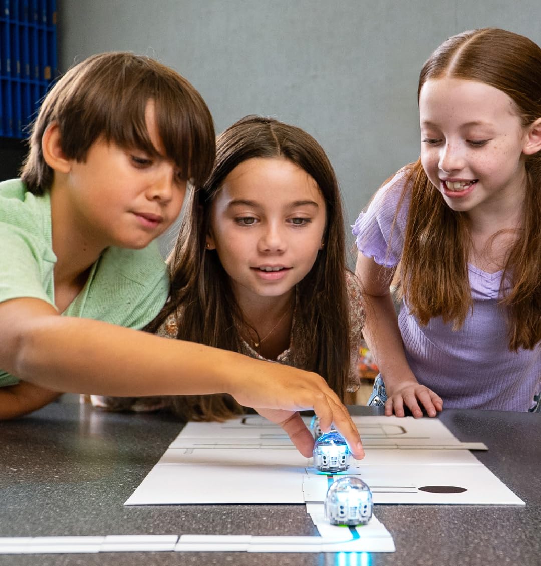 Ozobot Color Code Magnets Home or School setup showing flexible learning options