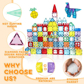 Paaxido magnetic buildings like castles and bridges invite collaborative, classroom-like creativity.