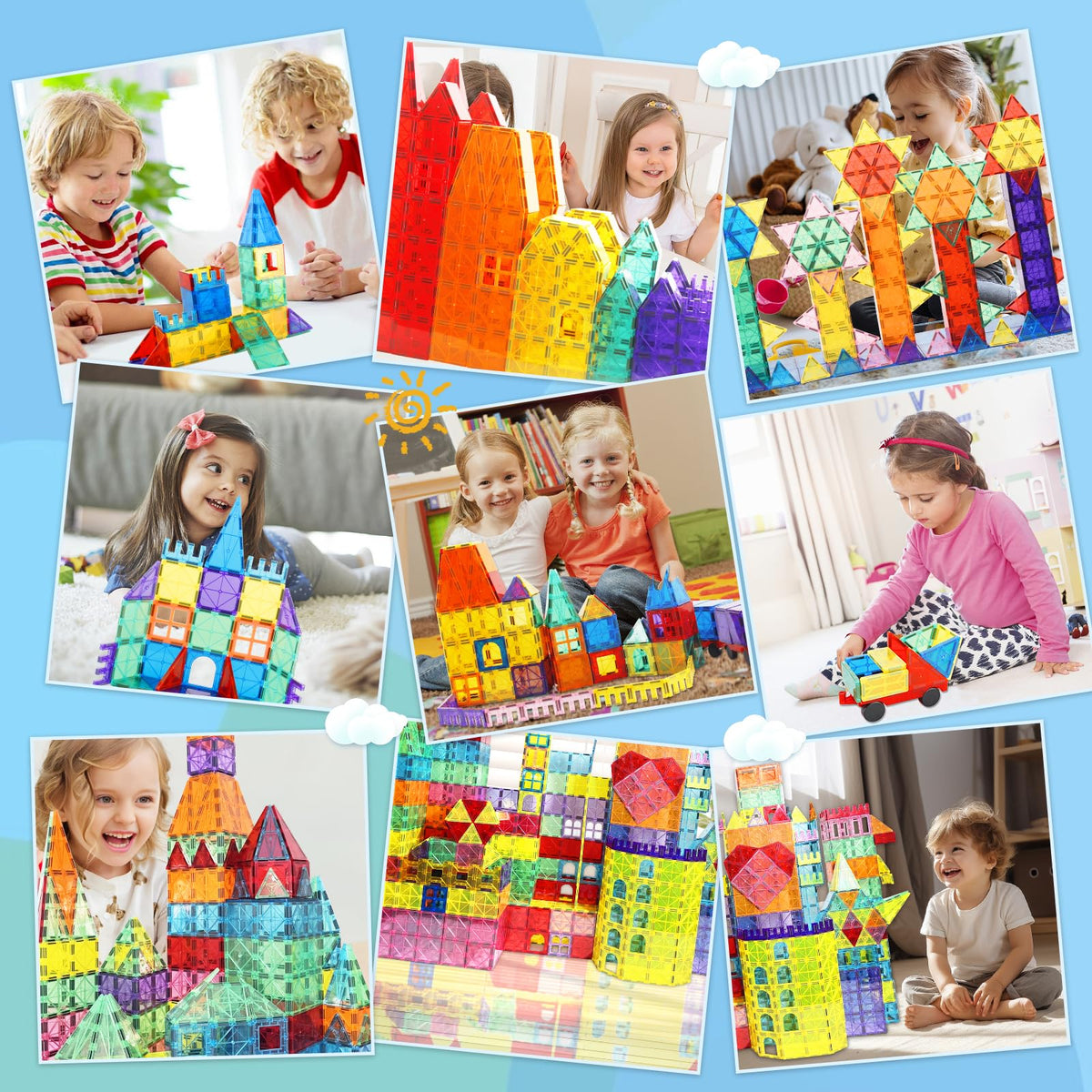 Paaxido magnetic tiles perfect gift pack for birthdays and holidays.