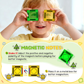 Paaxido magnets in action showing sliding magnets for engaging play and learning.