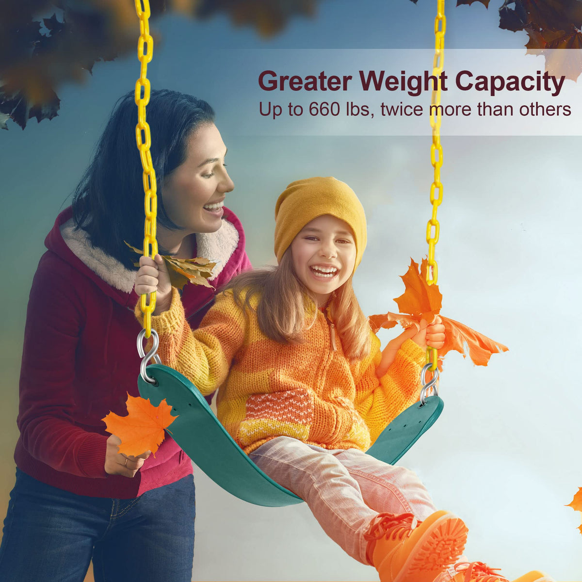 PACEARTH anti-rust chains provide durable, corrosion-resistant hanging for outdoor use.