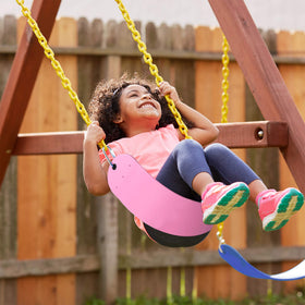PACEARTH tree-hanging strap setup shows versatile installation on branches or beams.