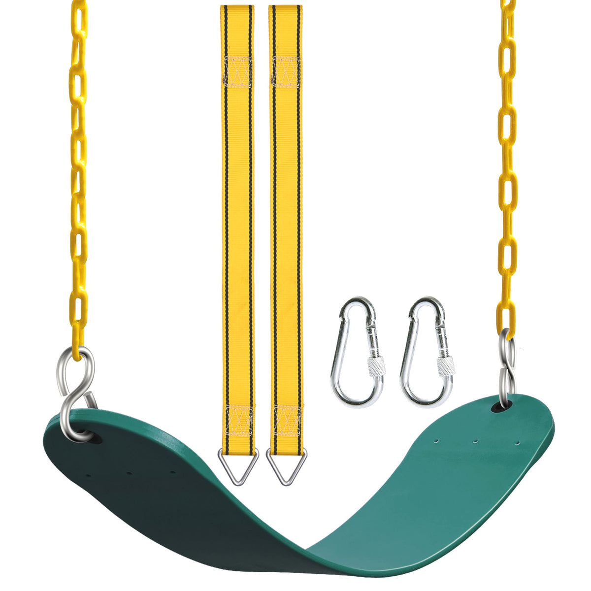 PACEARTH swing seat with 660 lb capacity for safe backyard fun.