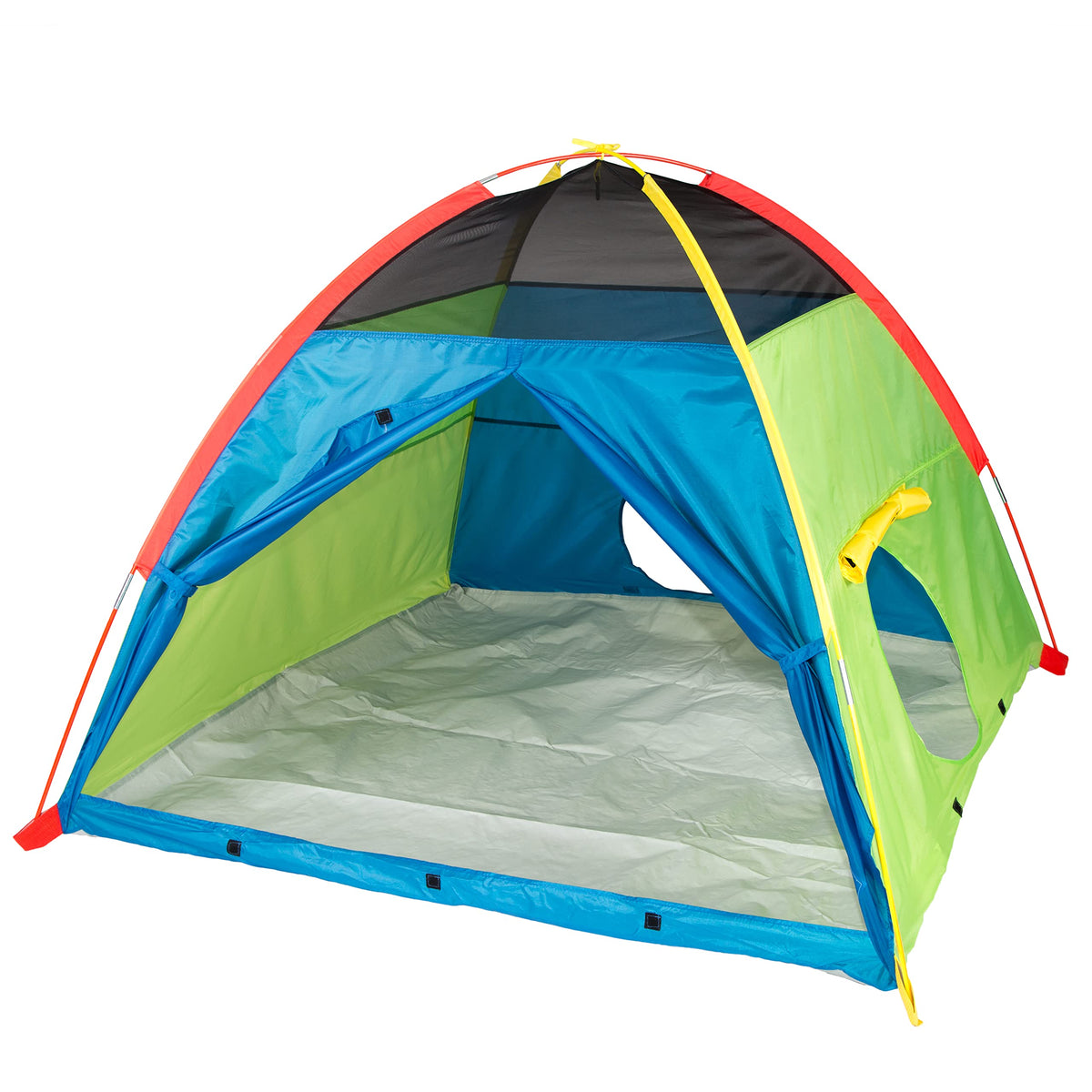 Pacific Play Tents Super Duper 4 Kid Tent front view for roomy family play