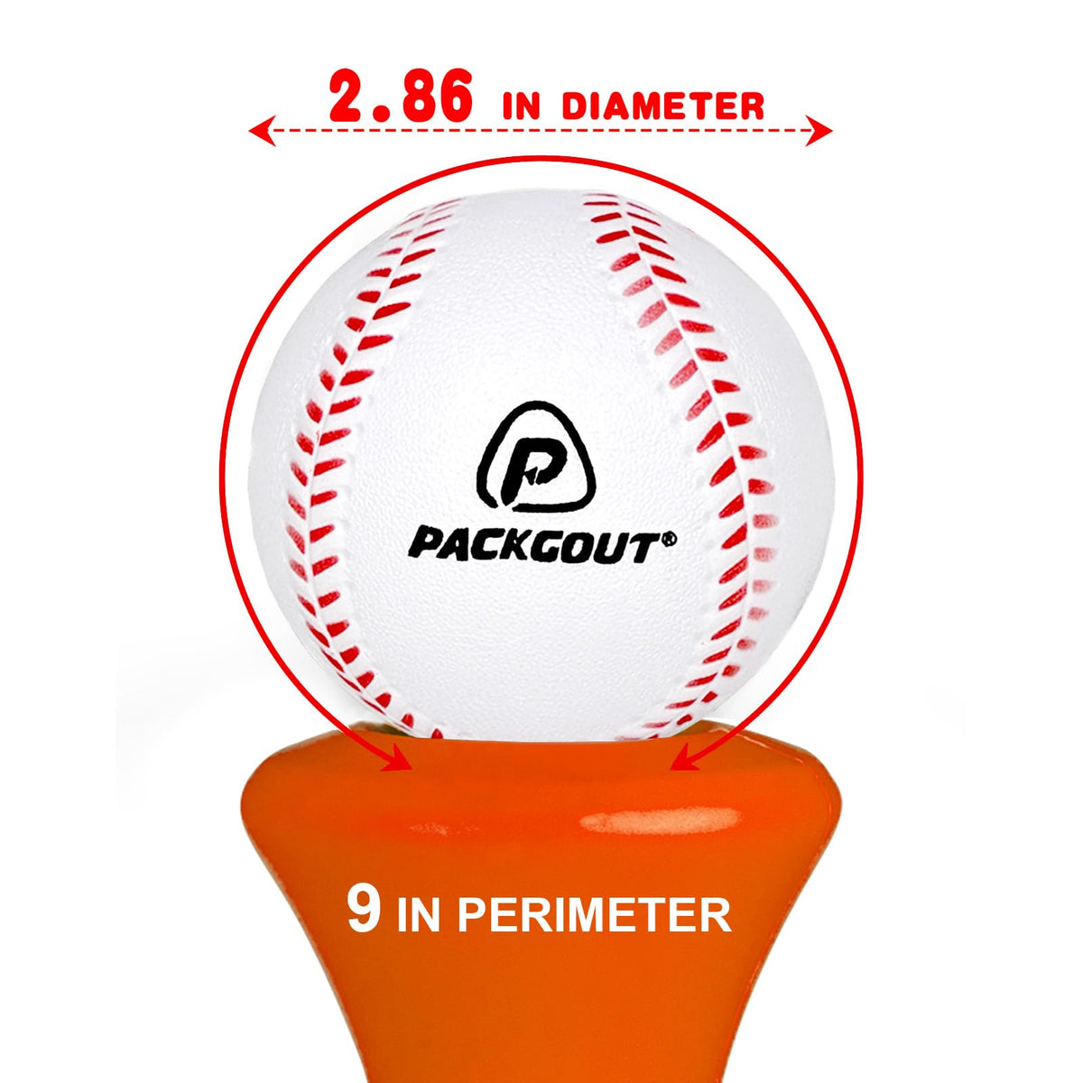 Young player practicing indoor hitting with PACKGOUT soft foam baseballs.