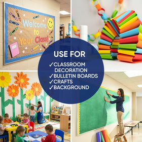 Paclord Black Construction Paper Roll is recyclable and non-toxic.