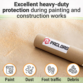 Paclord paper lays flat with no curling for clean, fast protection setup.