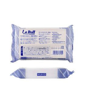 PADICO Air Dry Stone LA Doll Premix Clay bulk highlights pliable texture ideal for shaping.
