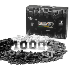 Pairez Toys 1000-piece blocks front view for versatile building.