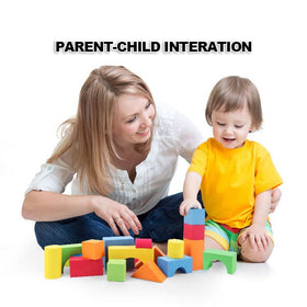 Pairez Toys foam blocks come with a color-painted instruction manual for learning activities