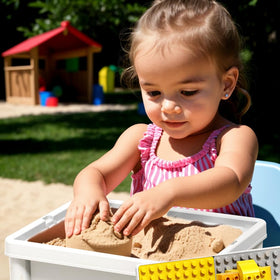 Pairez Toys small activity table drawing and learning height