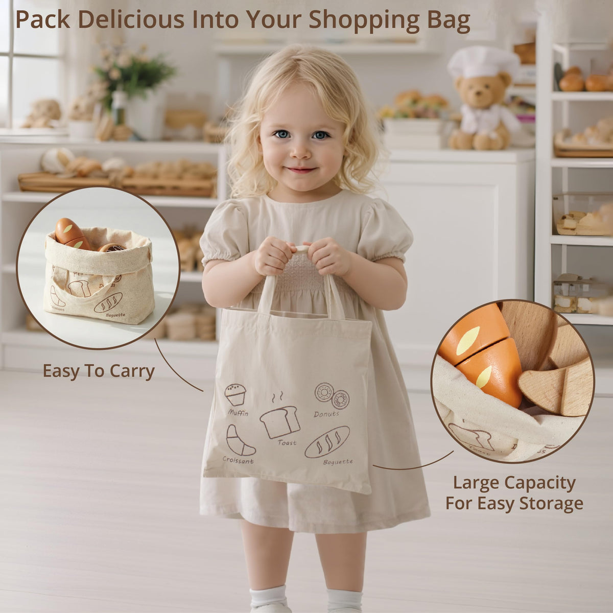 PairPear wooden knife supports safe cutting practice during play