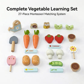 PairPear garden bed with labeled tiles supports sorting and memory skills.