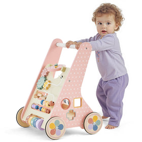 Paisure 2-in-1 walker and activity board for versatile play