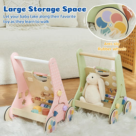 Paisure walker with mirror and clock encourages self-awareness during stepping.