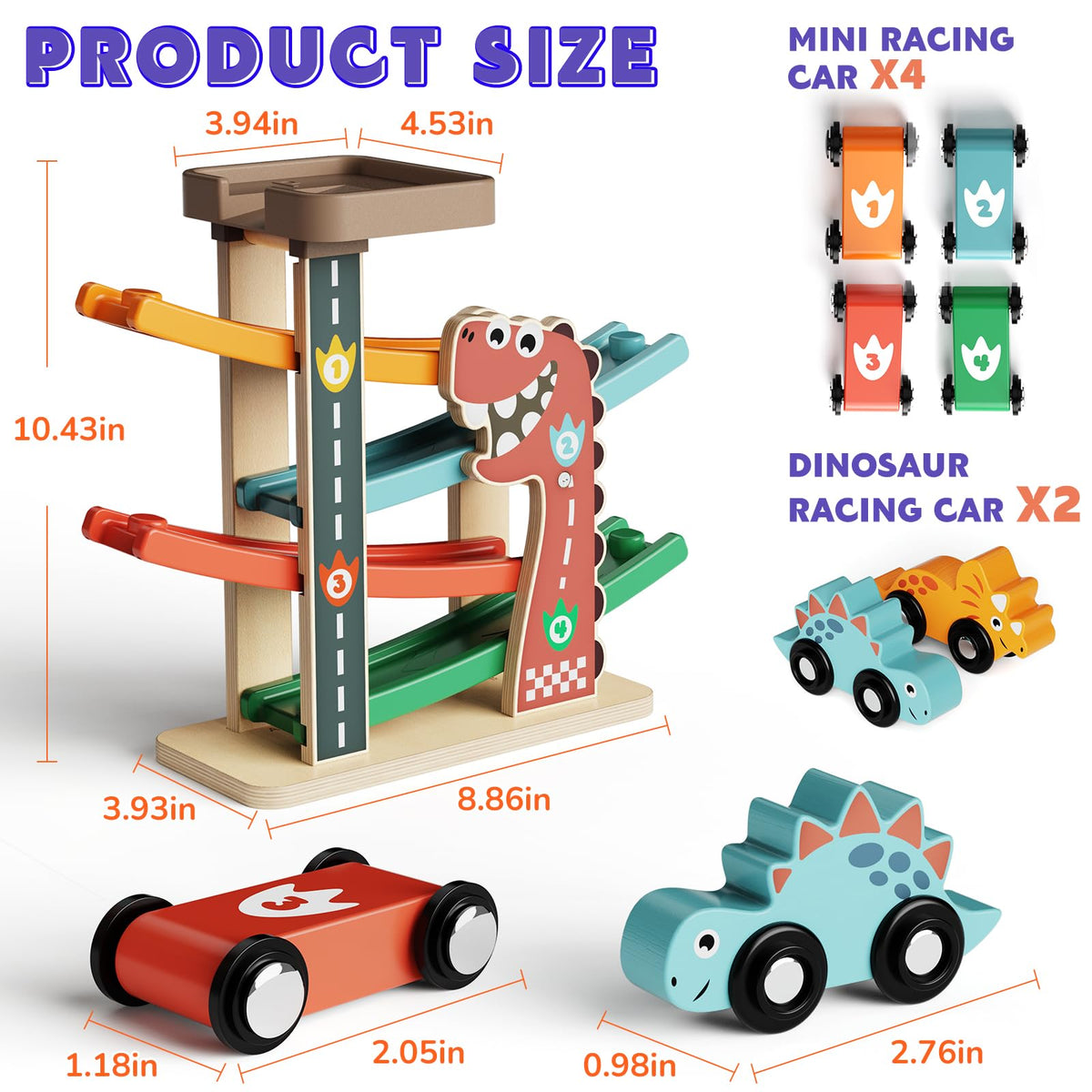 Paisure safe wooden toy with smooth edges for worry-free exploration.