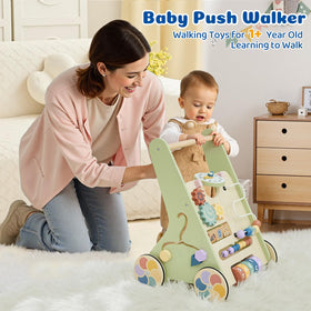 Paisure walker with anti-slip wheels protects floors and reduces noise.