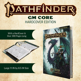 Paizo Pathfinder GM Core Second Edition layout view highlights streamlined references