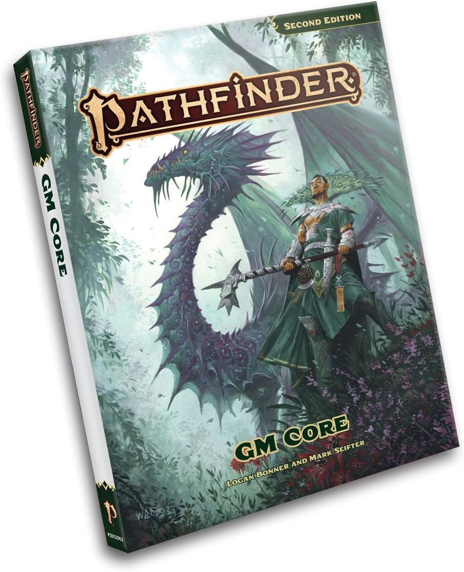 Paizo Pathfinder GM Core Pocket Edition cover, sturdy and portable for quick start campaigns.