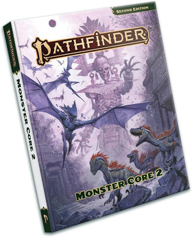 Paizo Pathfinder Monster Core 2 cover with rich layout for ready-to-use campaigns.
