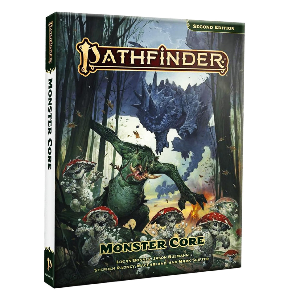 Paizo Pathfinder Monster Core Pocket Edition cover featuring a durable softcover for tabletop play