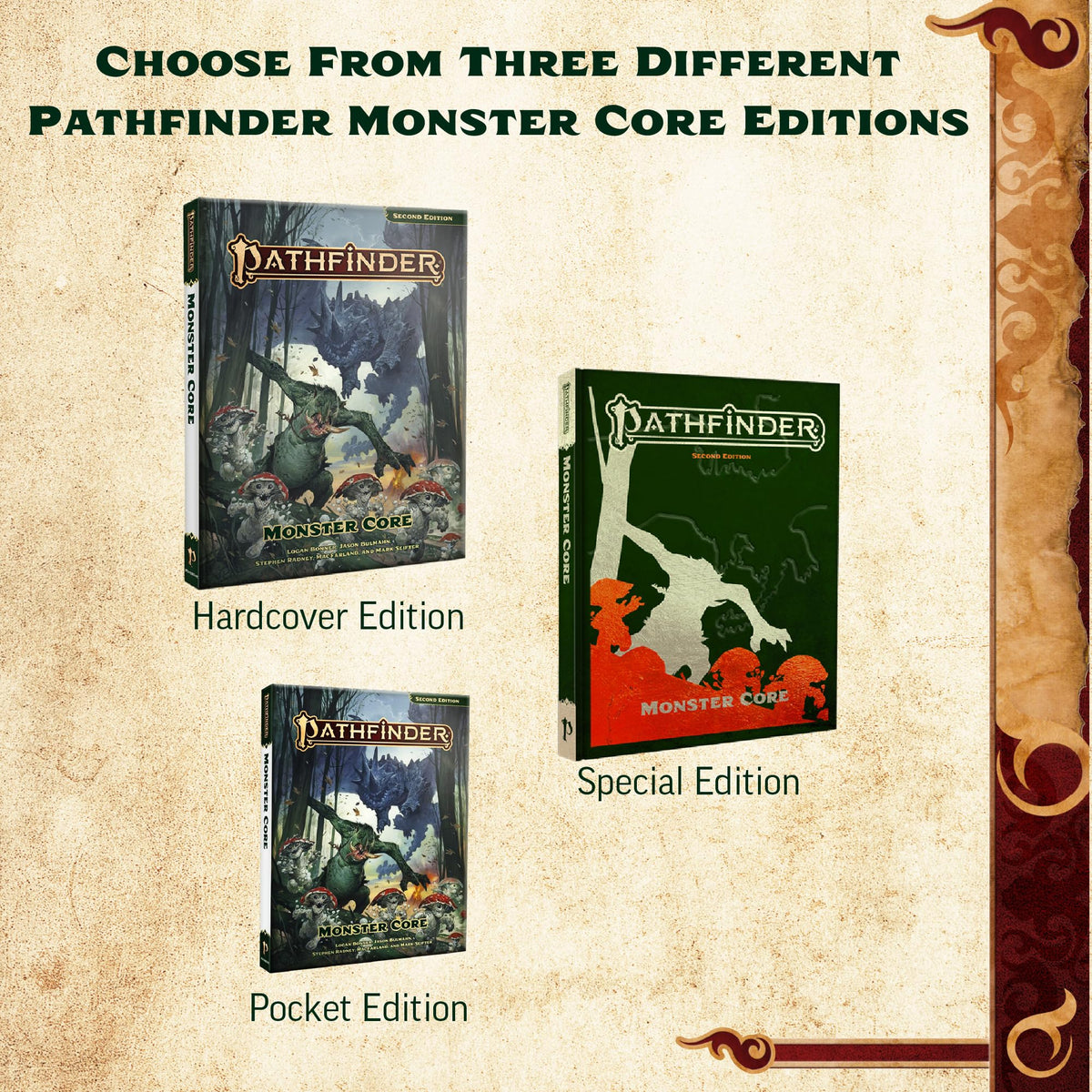 Paizo Pathfinder Monster Core Pocket Edition creature art enhances table atmosphere