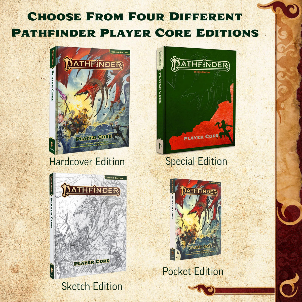 Paizo Pathfinder Pocket Edition provides full content at an affordable softcover option.