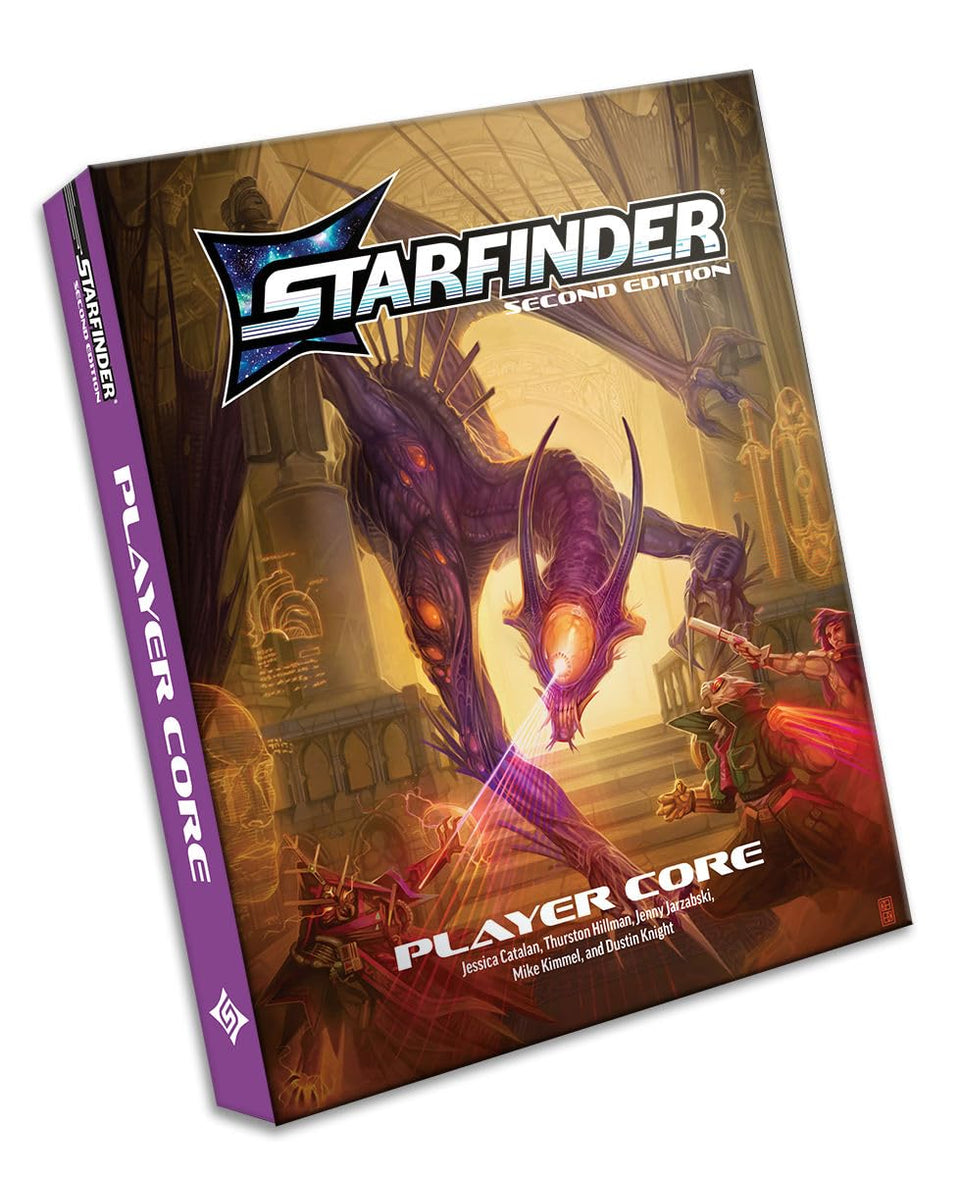 Paizo Starfinder Player Core Pocket Edition cover, compact softcover for on-the-go tabletop sessions