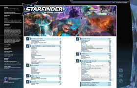 Paizo Starfinder Player Core Second Edition contents, complete rules and options for quick setup.
