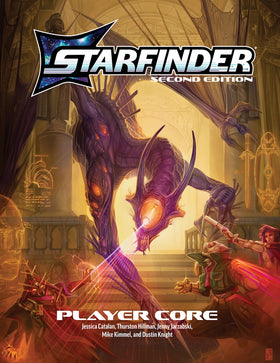 Paizo Starfinder Player Core Second Edition cover, durable hardcover for lasting tabletop sessions.