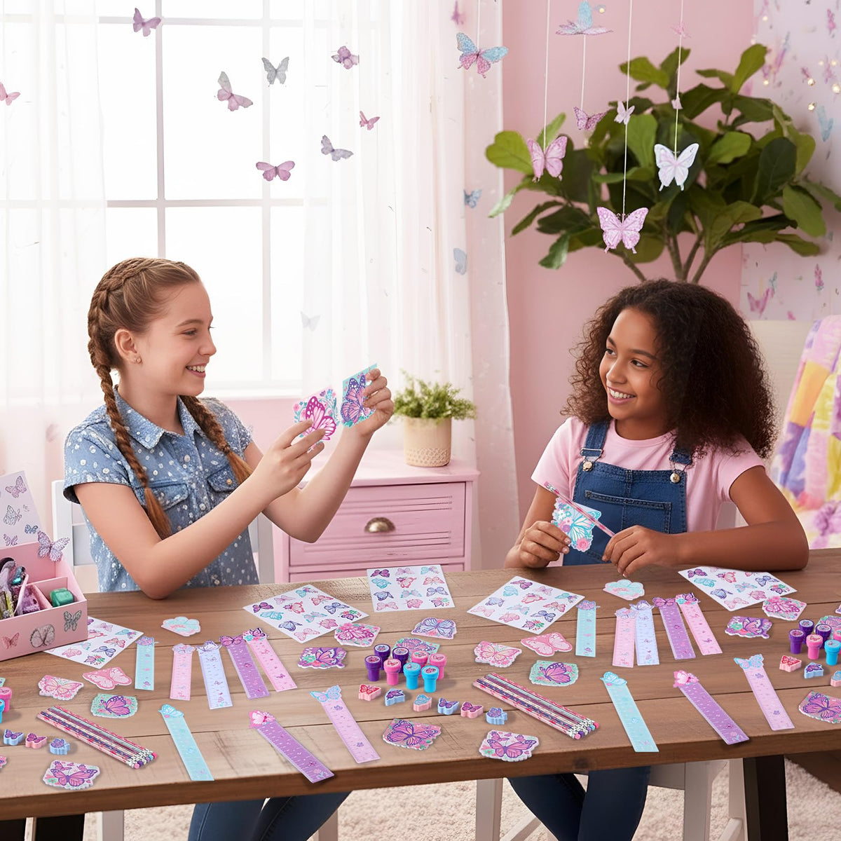 Pajean butterfly gift bags: clear reusable bags perfect for party favors