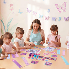 Pajean butterfly stampers: playful stamps for art projects and gift bag messages