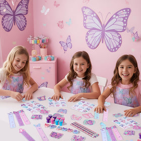 Pajean butterfly stickers: vibrant decals for notebooks and party crafts
