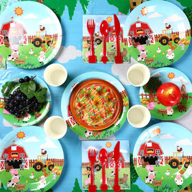 Pajean farm cups hold 9 oz for kid-friendly beverages