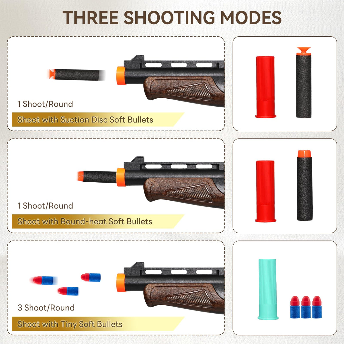 Pakimio soft bullets offer safe impact for family-friendly shooting games