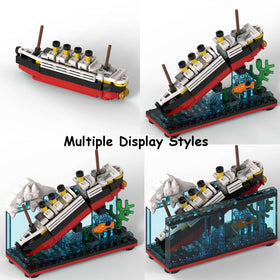 Pakmotii Display desk collection ships on a shelf