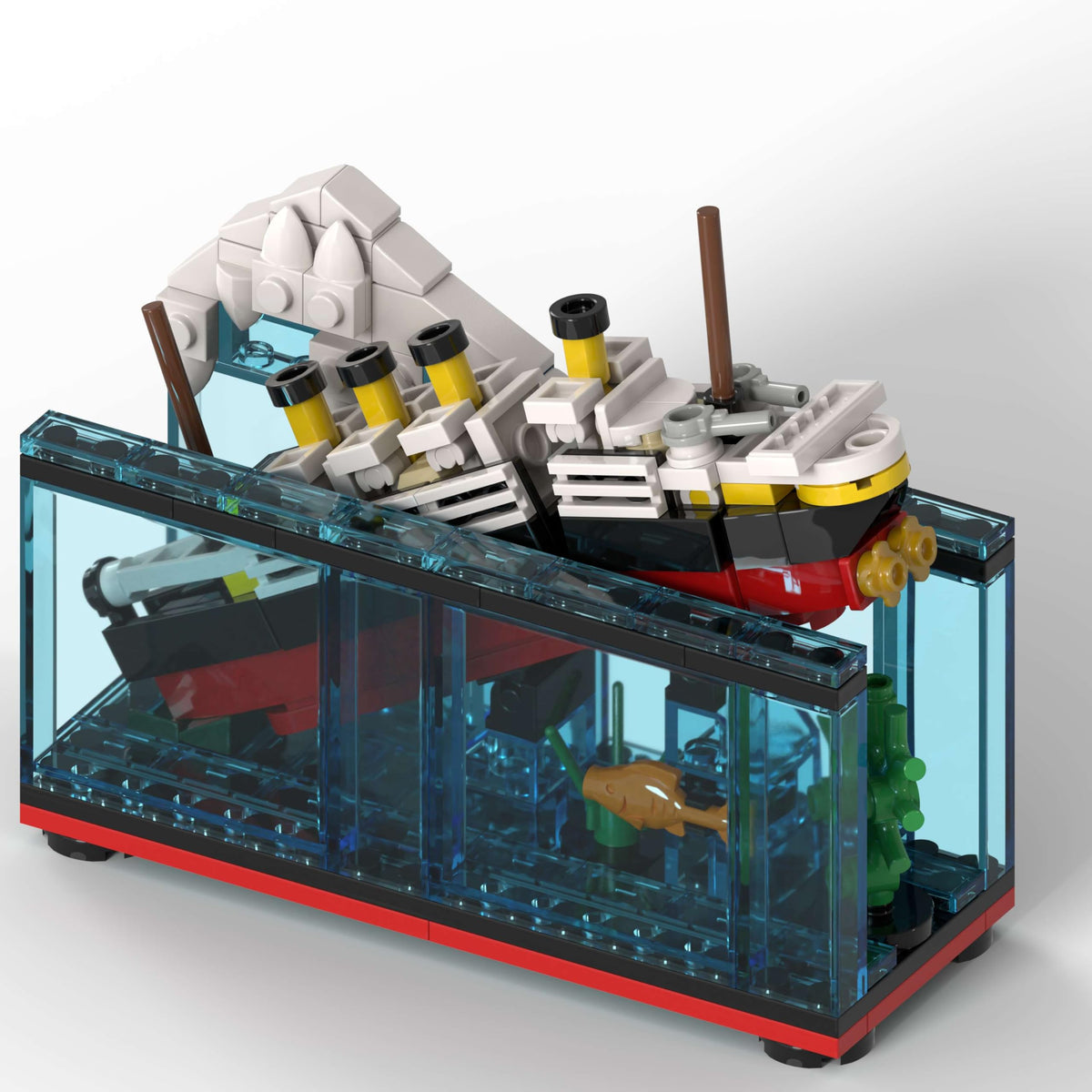 Pakmotii Titanic toys 245pcs box for imaginative building and display