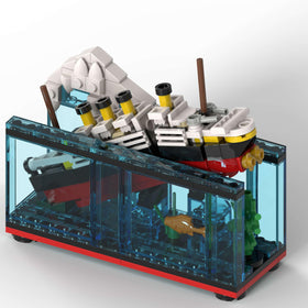 Pakmotii Titanic toys 245pcs box for imaginative building and display