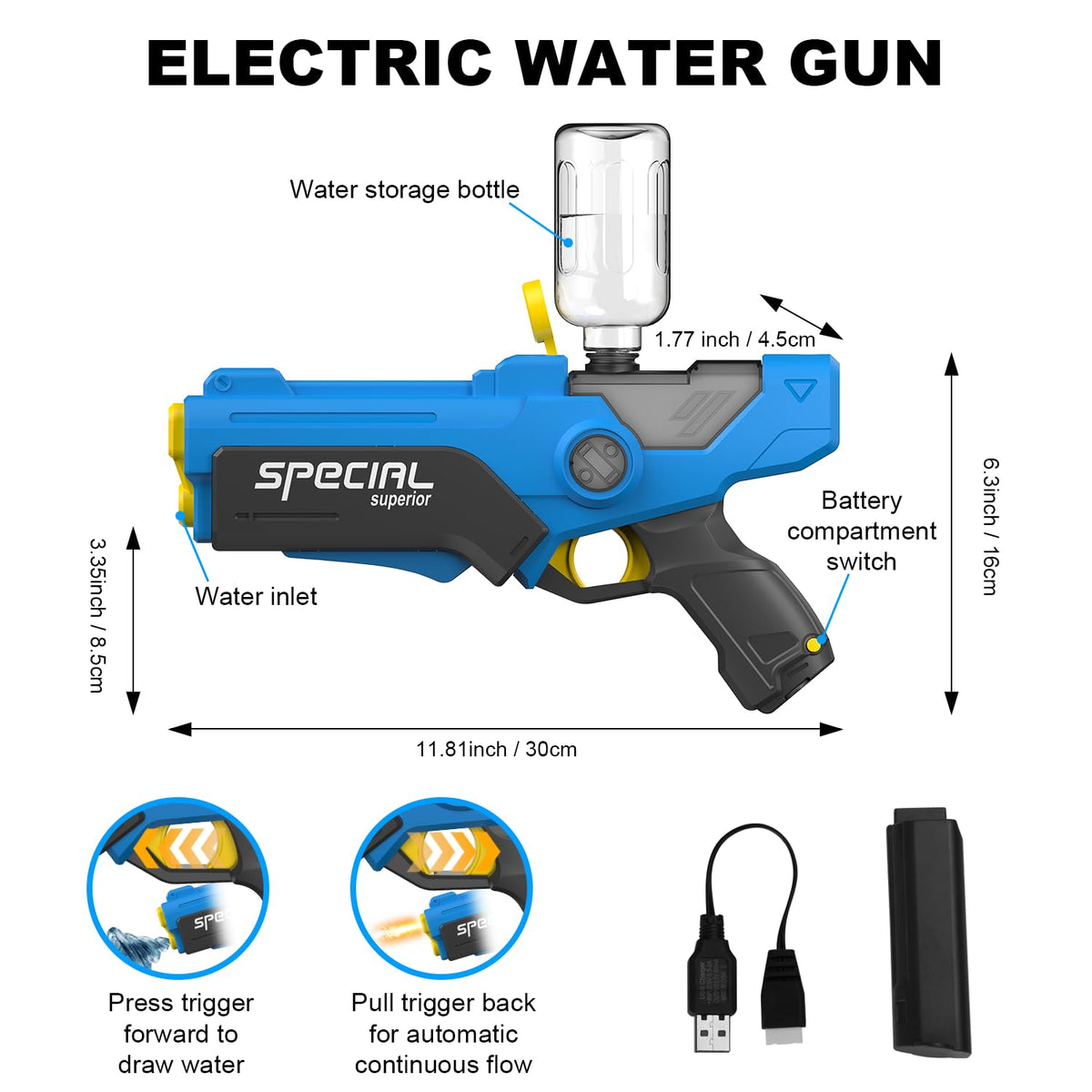 Pakoo battery charging scene shows quick recharge for continuous action.