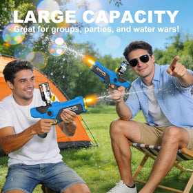 Pakoo water gun ideal for pool, beach, and backyard battles.