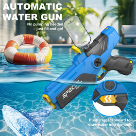 Pakoo water gun transparent body reveals internal mechanism for tech lovers.