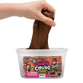 Paladone Butter Cloudz root beer slime tub for tactile fun.