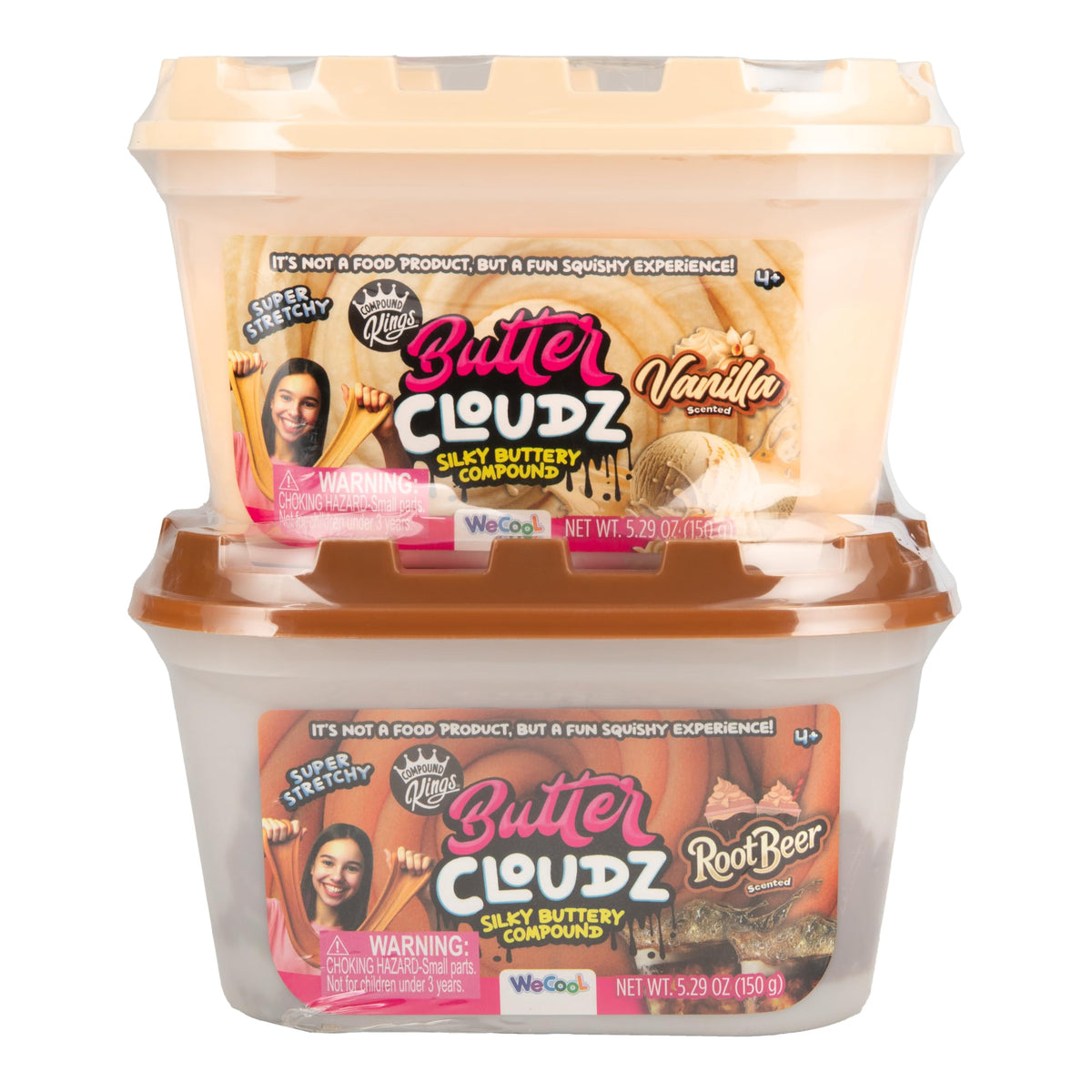 Paladone Butter Cloudz vanilla slime tub for smooth, creative play.
