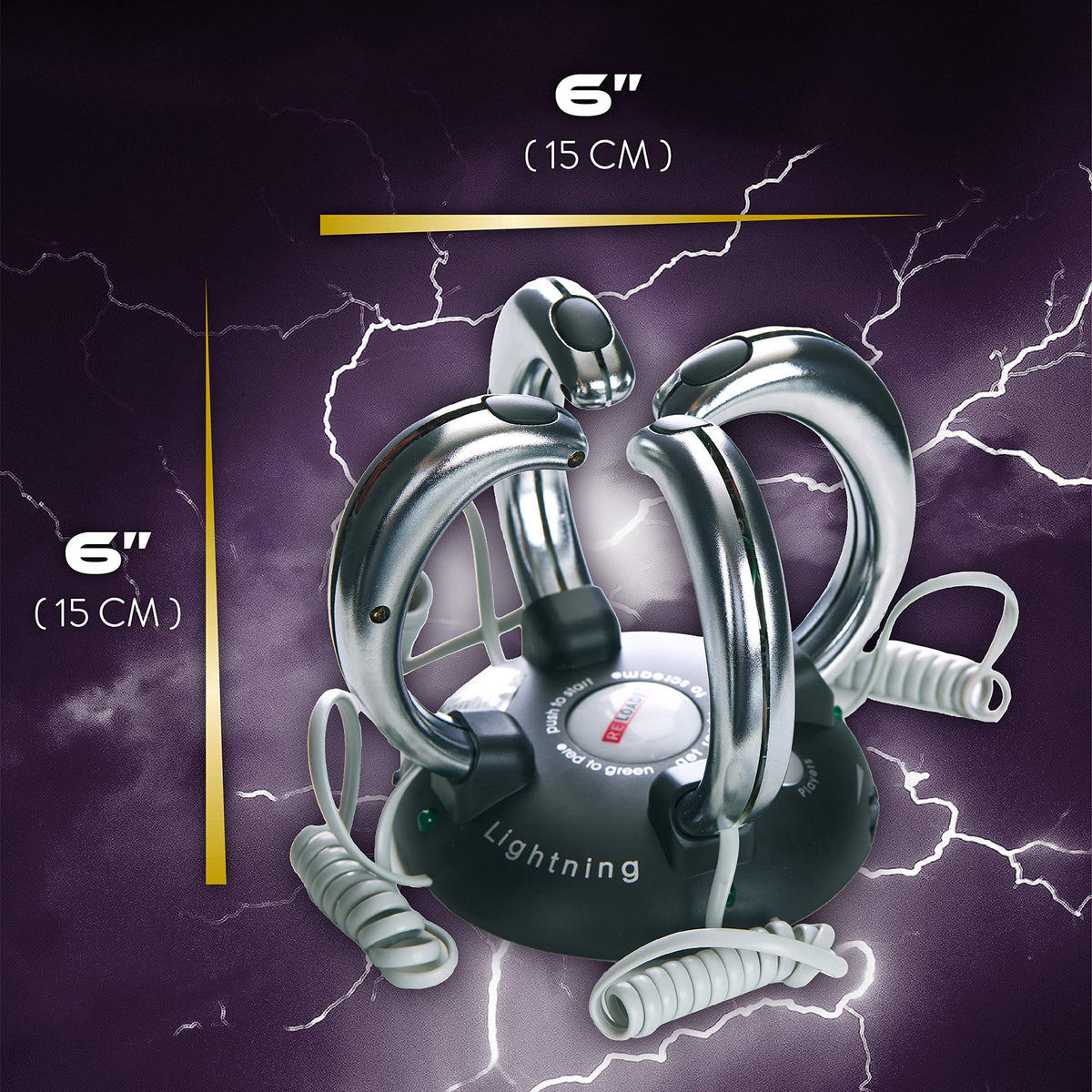 Paladone Lightning Reaction Reloaded green light signals quick triggers and wins.
