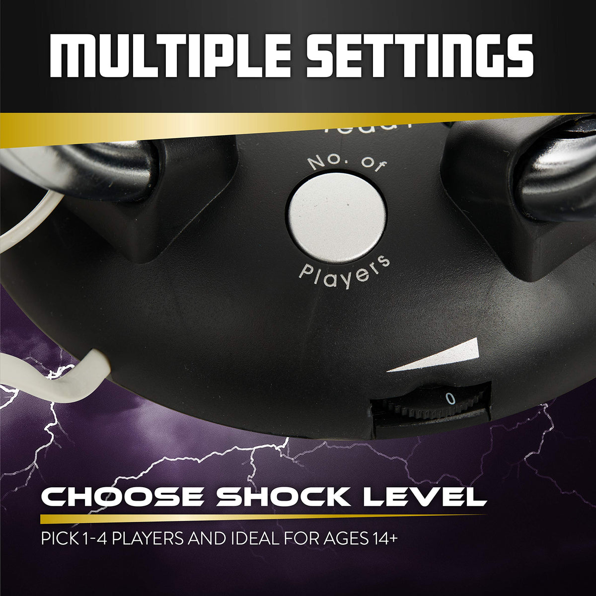 Paladone Lightning Reaction Reloaded packaging makes gifting or travel easy.
